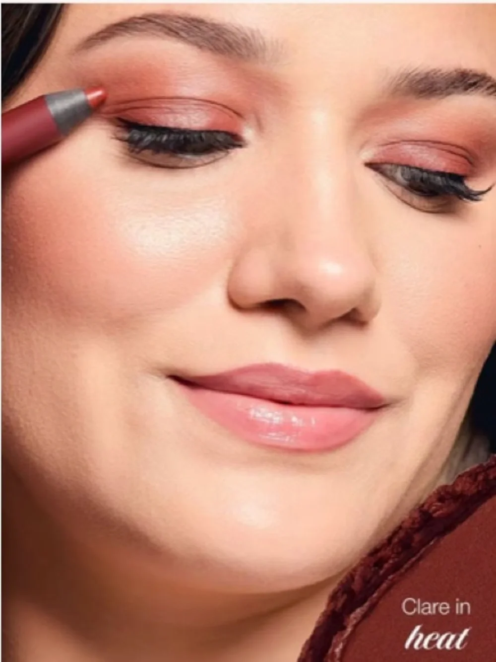 TARTE SmolderEyes Shadow Eye Liner w/Sharpener Heat (Matte Redwood) NIB